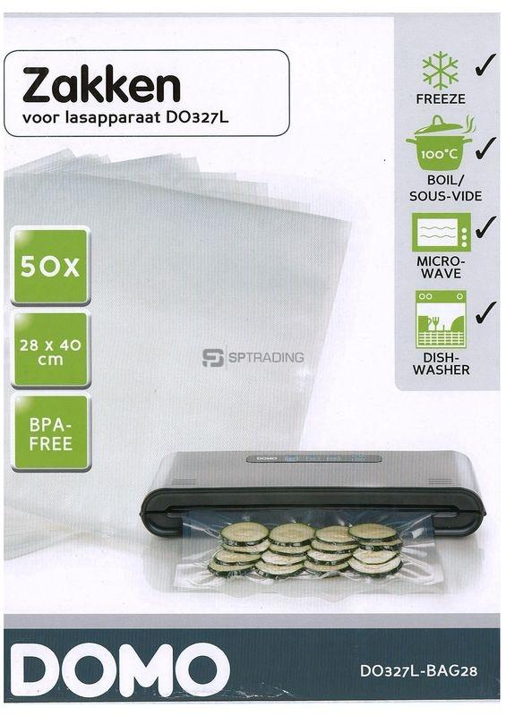 Sáčky do vakuové svářečky DOMO DO327L - velké, 28 x 40  cm, 50 ks, BPA free
